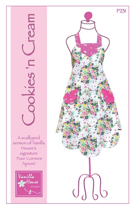 Cookies N Cream Apron Pattern - Everything Fabric