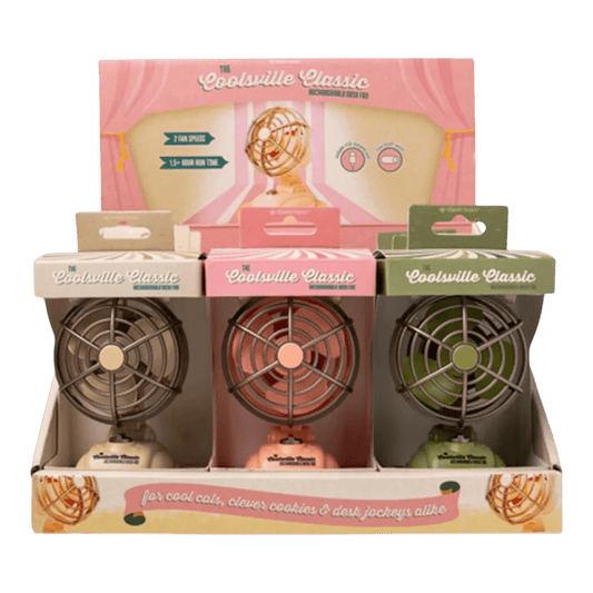 Coolsville Rechargeable Desk Fan - Everything Fabric
