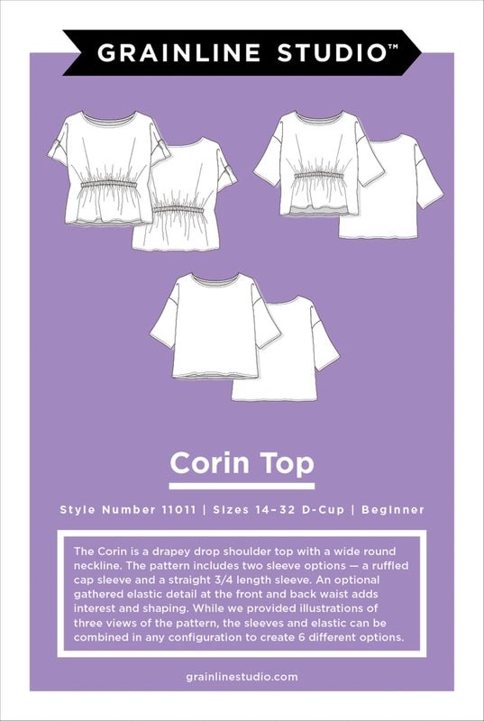 Corin Top Pattern - Everything Fabric
