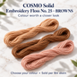 COSMO Solid Embroidery Floss No. 25 – BROWNS – representative colour choices