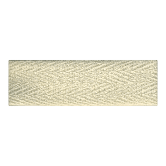Cotton Twill Tape - Cream 20 mm - Everything Fabric