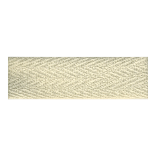Cotton Twill Tape 20 mm - Cream