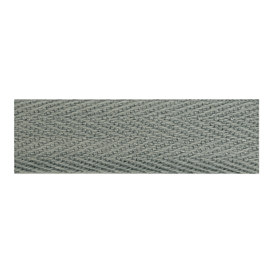 Cotton Twill Tape - Light Gray 20 mm - Everything Fabric