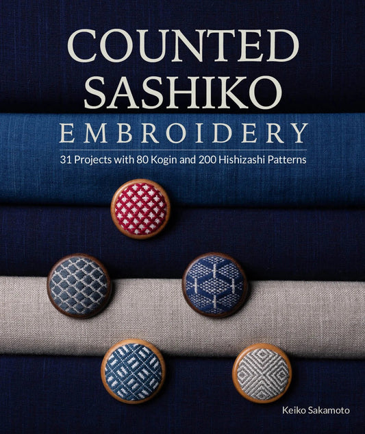Counted Sashiko Embroidery Book - Everything Fabric