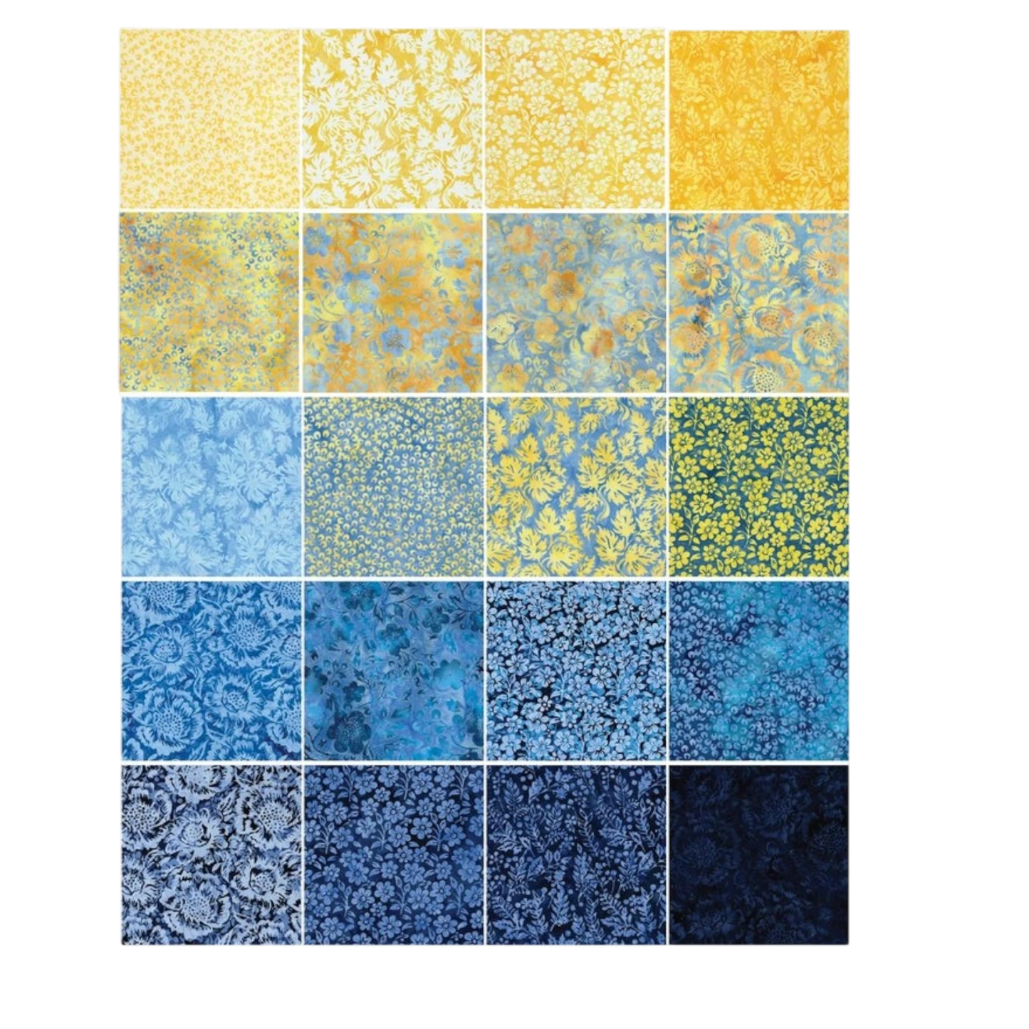 Countryside Charm Batik - 5 in Squares - 42 pc - Everything Fabric