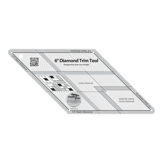Creative Grids® 6in Diamond Trim Tool CGRJAW15 - Everything Fabric