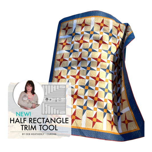 Creative Grids Half Rectangle Trim Tool - Everything Fabric