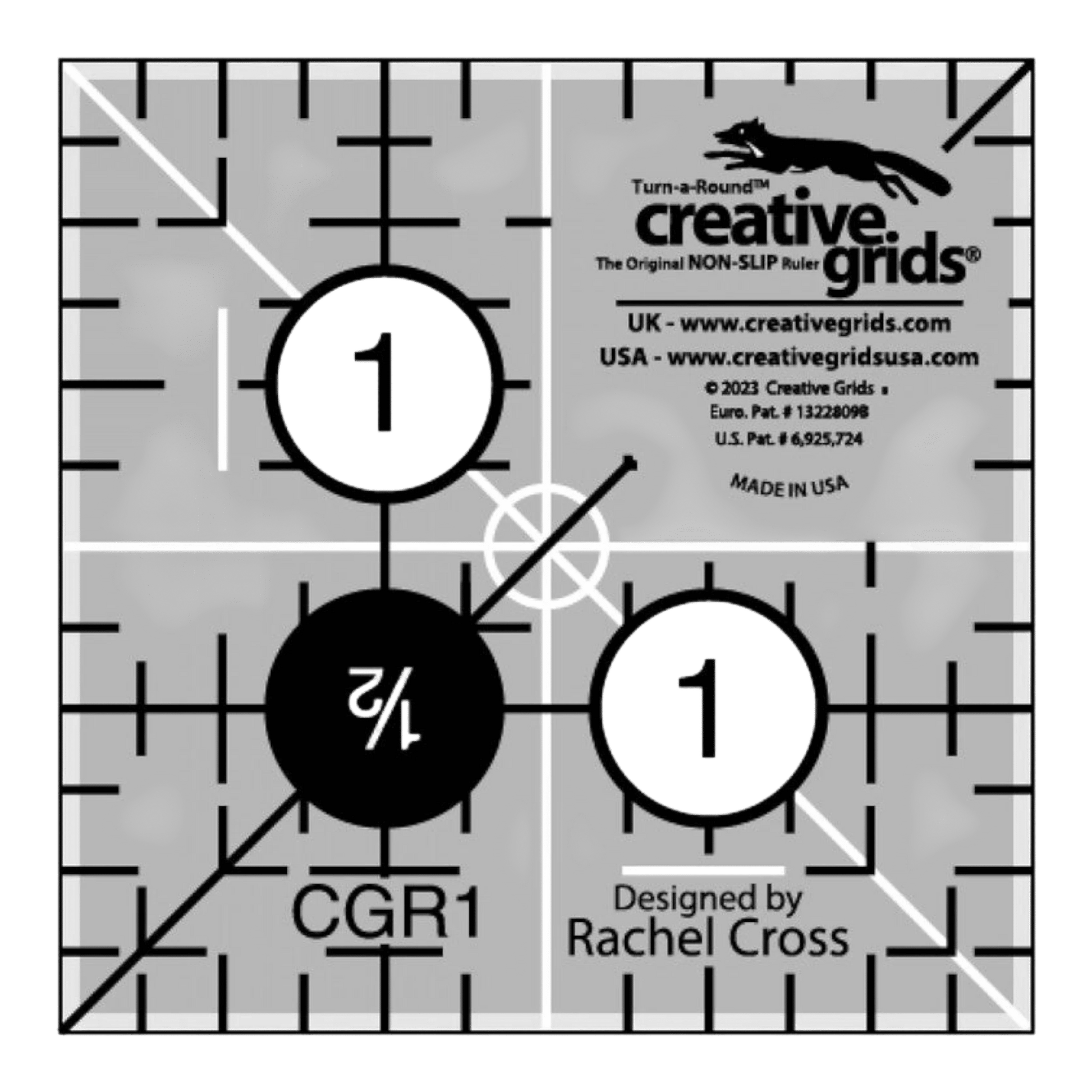 Creative Grids Quilt Ruler - 1.5 in Square - CGR1 - Everything Fabric