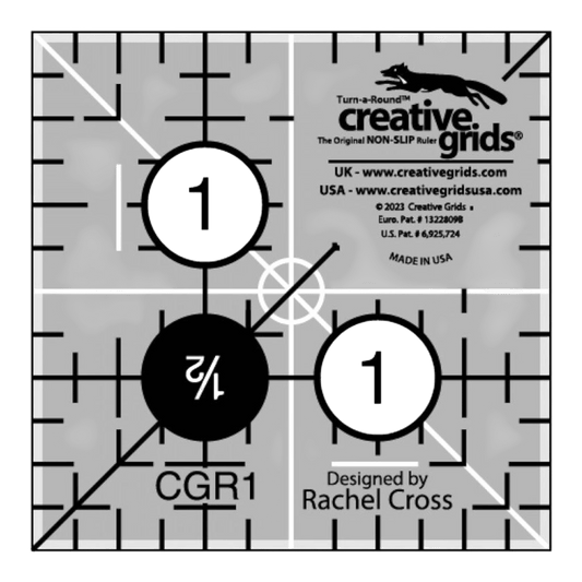 Creative Grids Quilt Ruler - 1.5 in Square - CGR1 - Everything Fabric