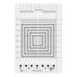 Creative Grids Stripology Quarters Mini Quilt Ruler CGRGE4 - Everything Fabric
