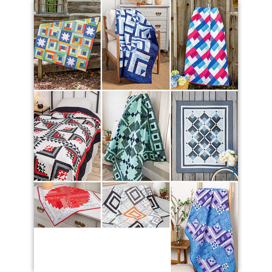 Creative Log Cabin Quilts Book - Everything Fabric