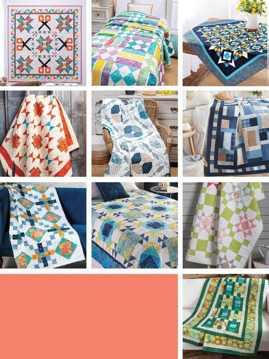 Creative Two Block Quilts Book - Everything Fabric
