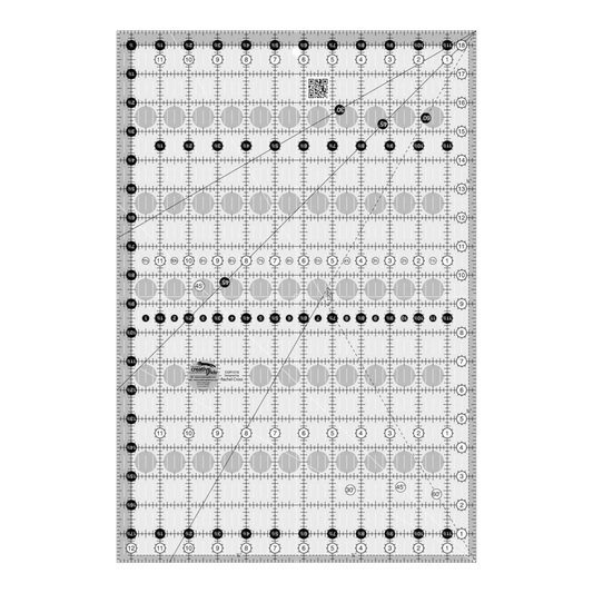 Quilt Ruler 318 mm x 470 mm CGR1218 for precise cutting, marking and patchwork