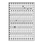 Quilt Ruler 318 mm x 470 mm CGR1218 for precise cutting, marking and patchwork