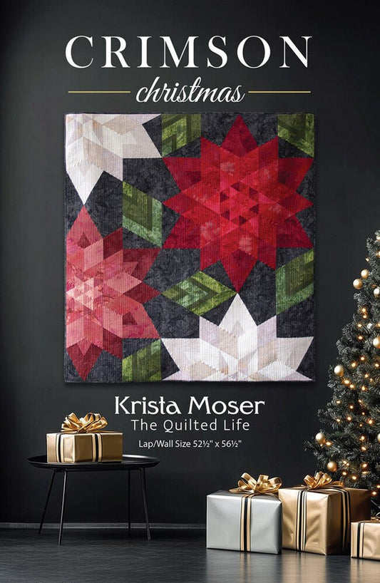 Crimson Christmas Quilt Pattern - Everything Fabric
