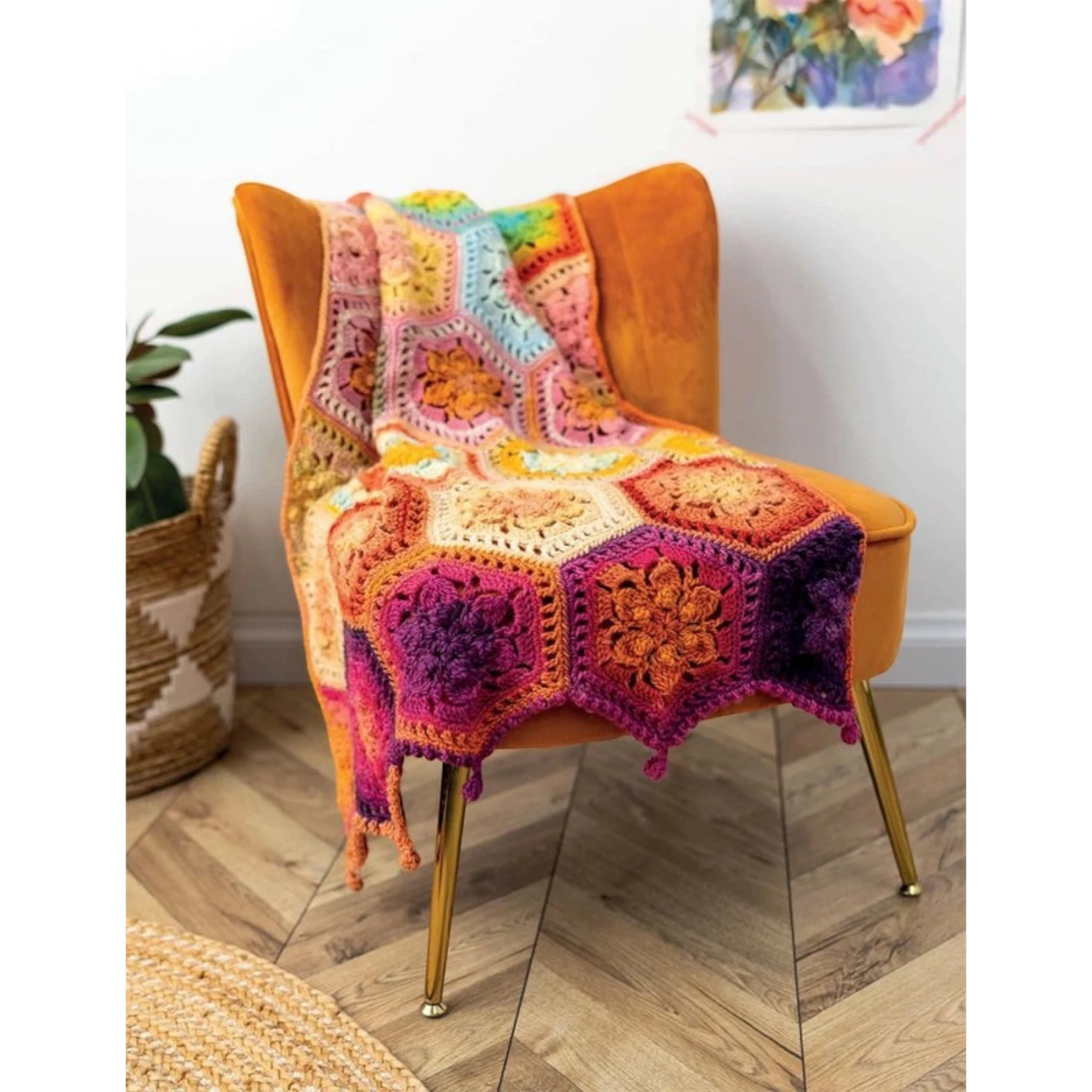 Crochet Modular Blankets Book - Everything Fabric