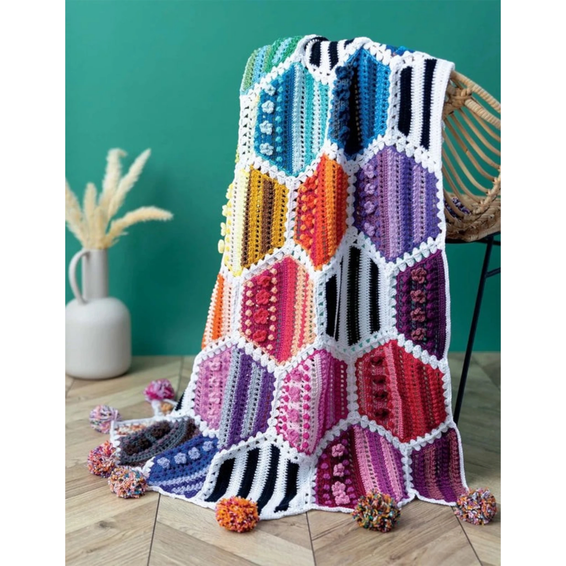 Crochet Modular Blankets Book - Everything Fabric