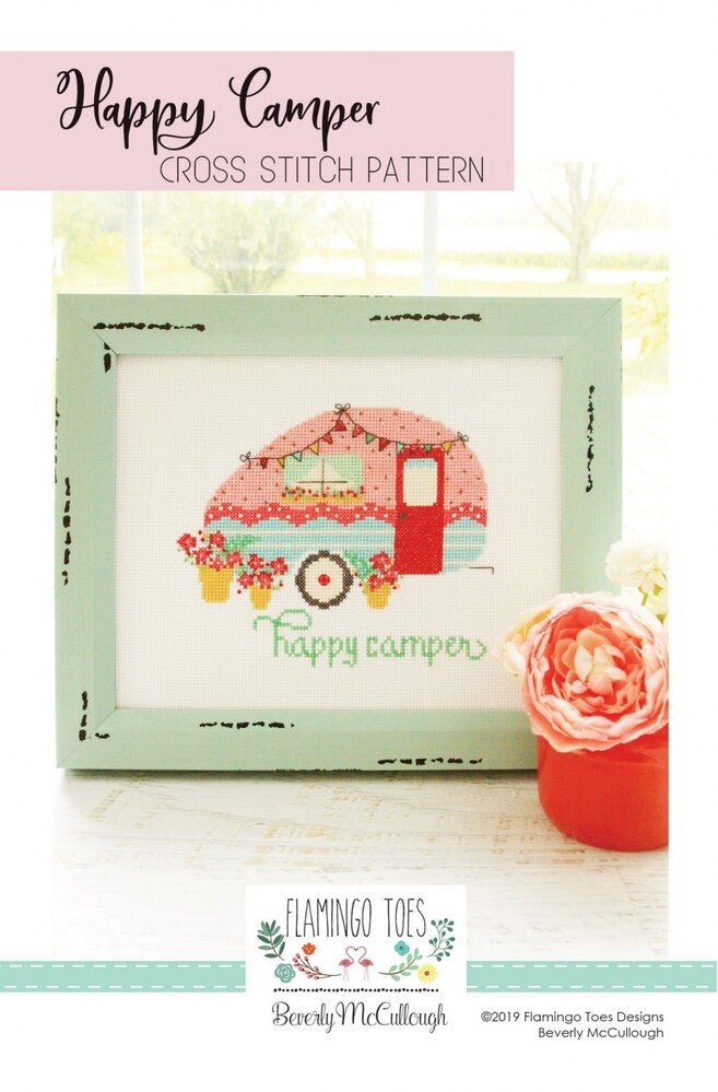 Cross Stitch Pattern | Happy Camper - Everything Fabric