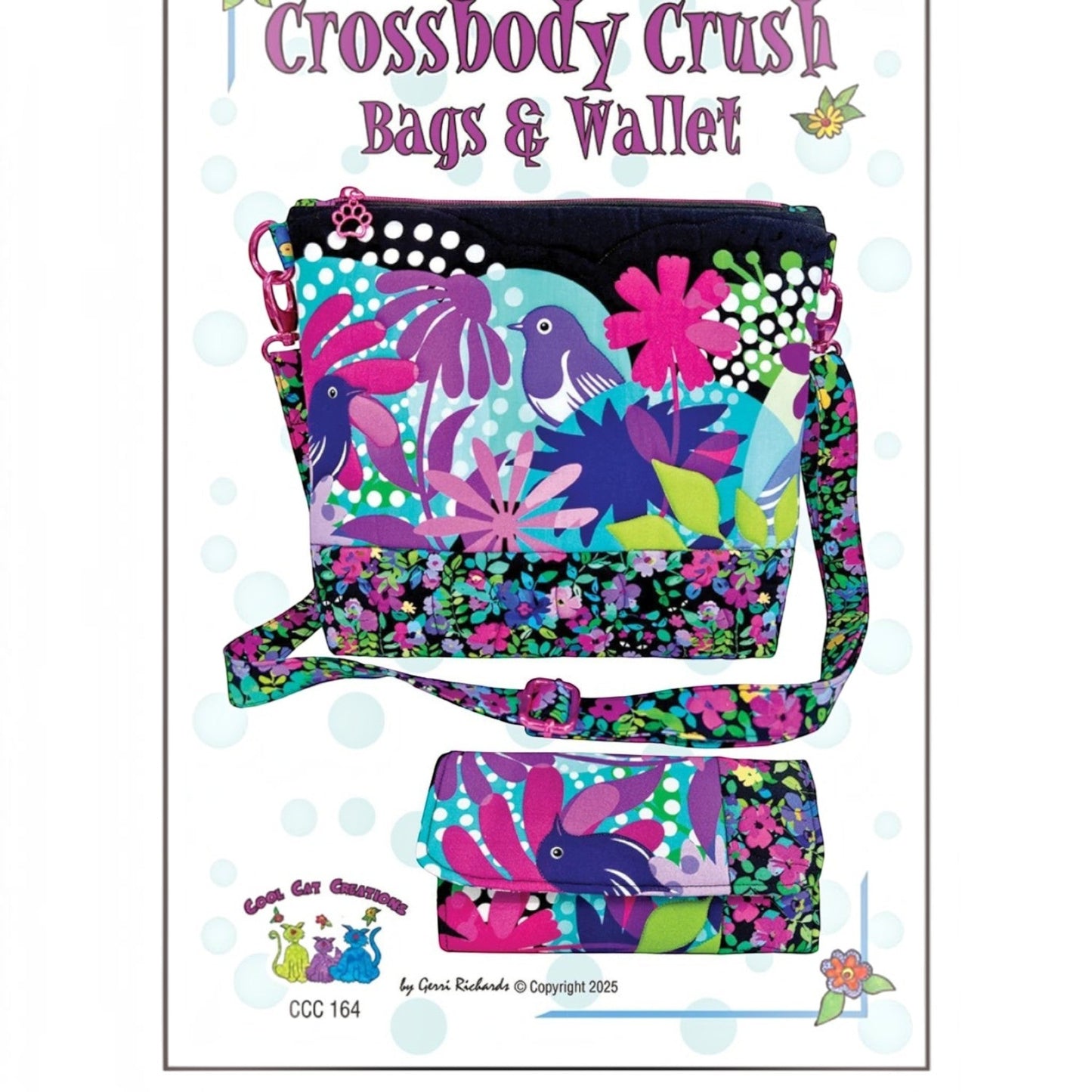 Crossbody Crush Bags & Wallet Pattern - Everything Fabric