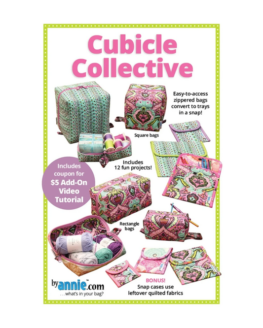 Cubicle Collective Bag Pattern - Everything Fabric