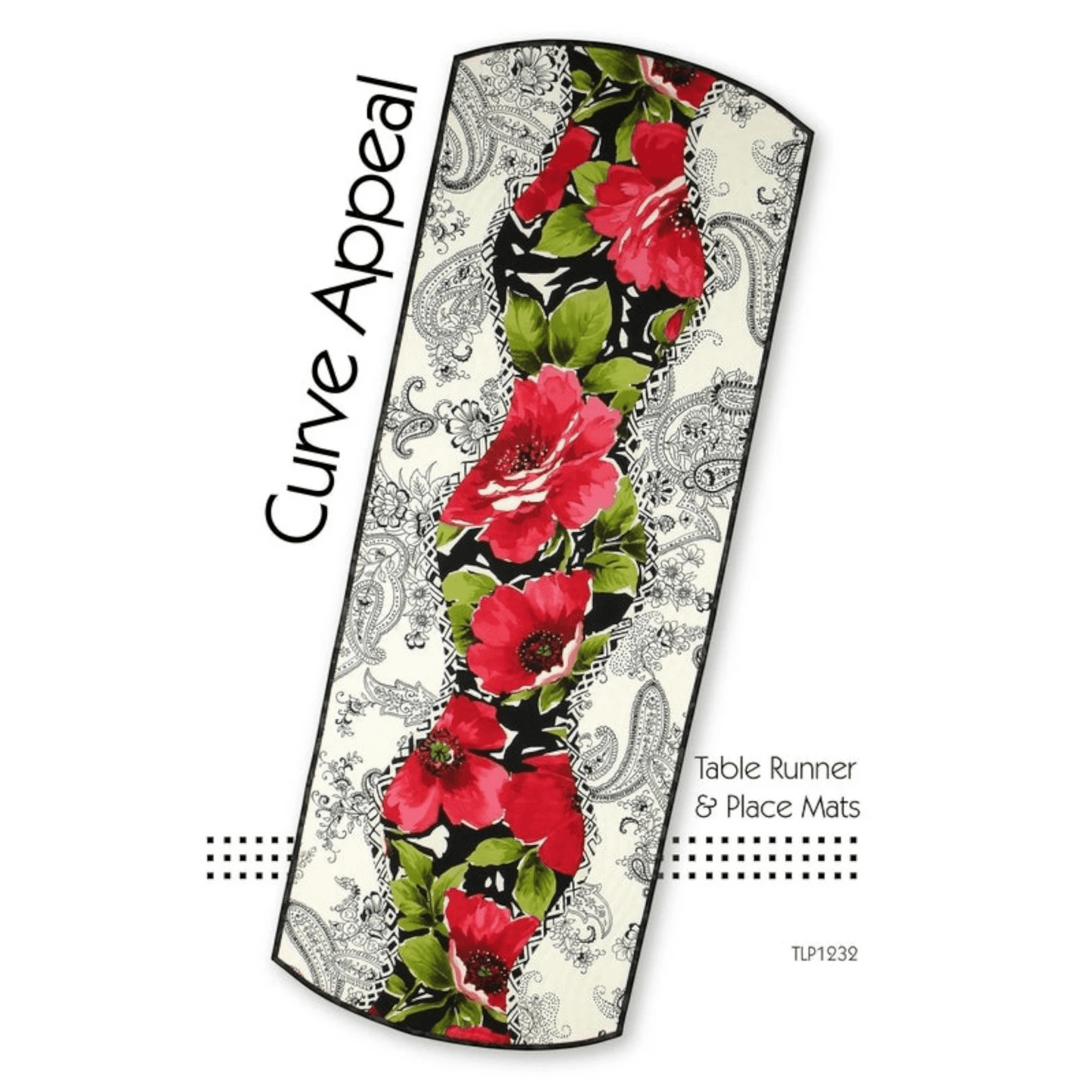 Curve Appeal Table Runner & Place Mats Pattern - Everything Fabric