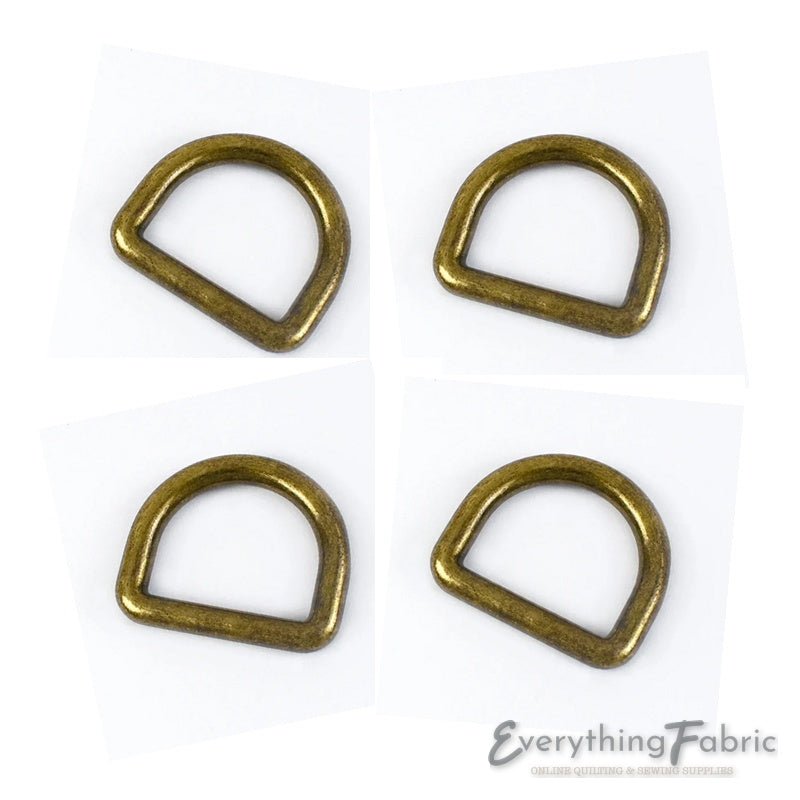 D Ring 13 mm - Antique Seamless - Everything Fabric