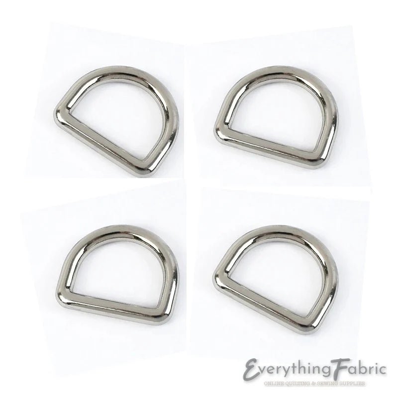 D Ring 13 mm - Gunmetal Seamless - Everything Fabric