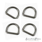 D Ring 13 mm - Gunmetal Seamless - Everything Fabric