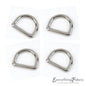 D Ring 13 mm - Silver Seamless - Everything Fabric