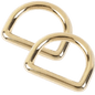 D Ring 20 mm - Light Gold Seamless - Everything Fabric