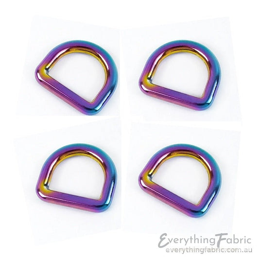 D Ring Premium 13 mm - Rainbow Seamless - Everything Fabric