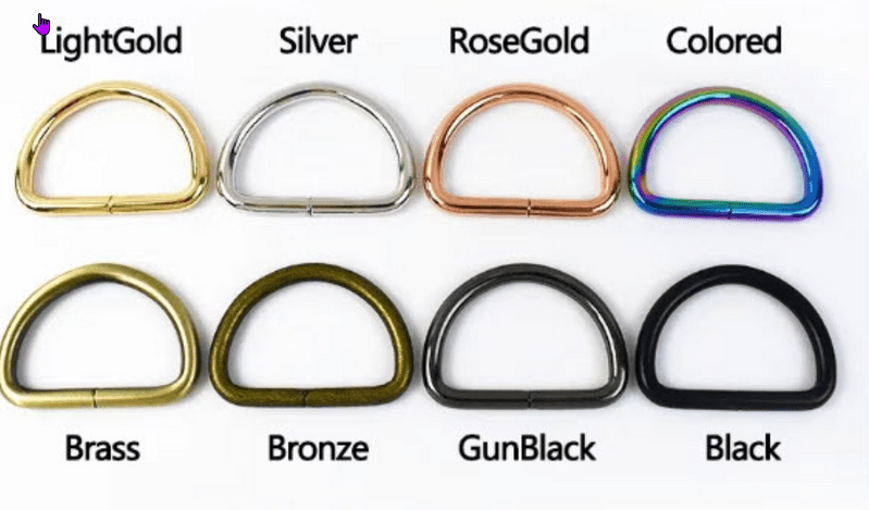 D-Rings Nickle 20 mm - Everything Fabric