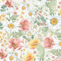 Daisy Days - Cream Packed Floral - Everything Fabric
