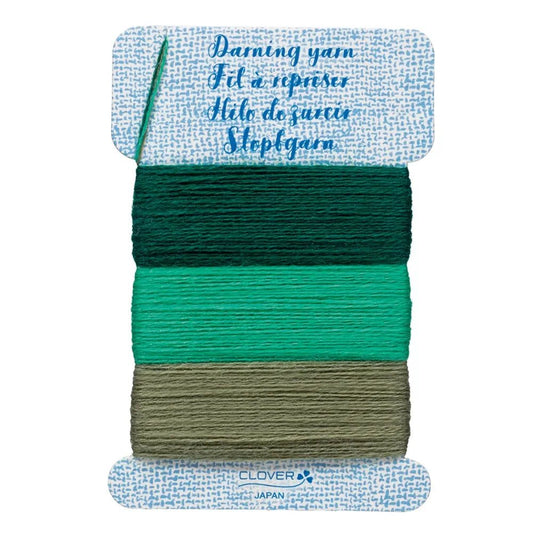 Darning Yarn EMERALD - Everything Fabric