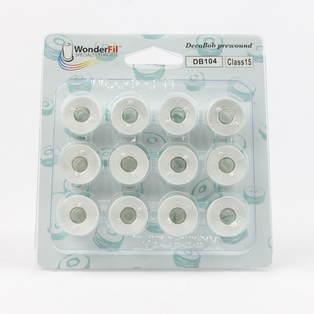 DecoBob Prewound Bobbins White - Everything Fabric