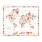 Desert Bloom Map Panel - Everything Fabric