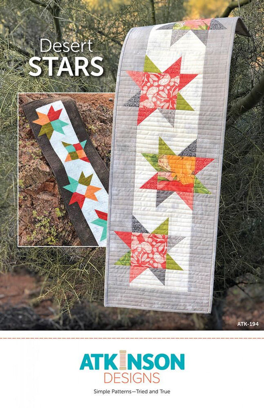 Desert Stars Table Runner Pattern - Everything Fabric