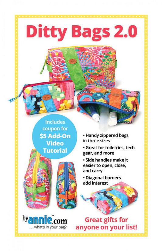 Ditty Bags Pattern 2.0 - Everything Fabric