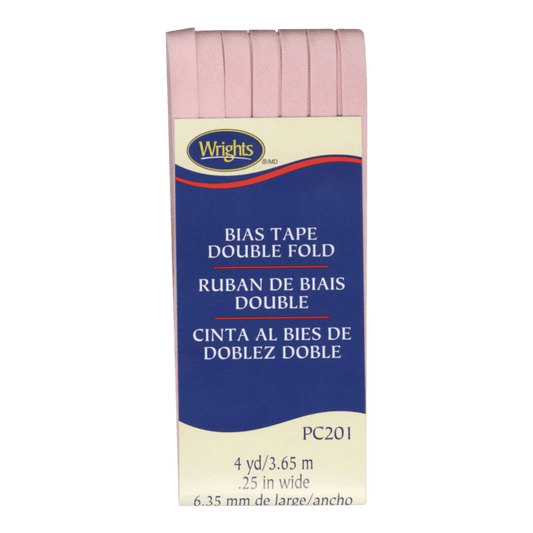 Double Fold Bias Tape - Light Pink - Everything Fabric