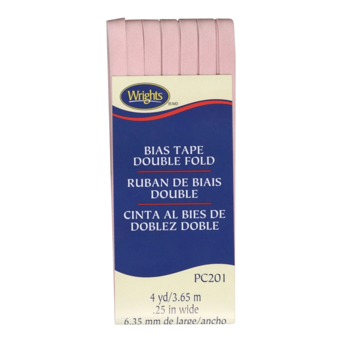 Double Fold Bias Tape - Light Pink