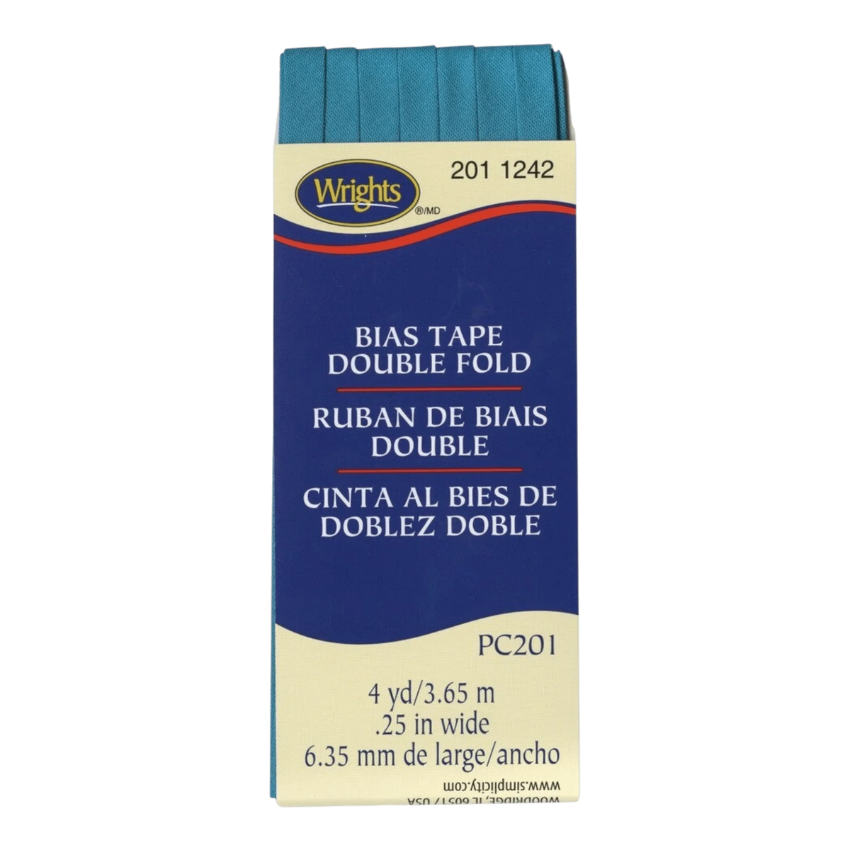 Double Fold Bias Tape - Mediterranean