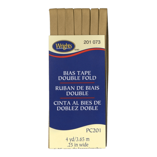 Double Fold Bias Tape - Tan - Everything Fabric