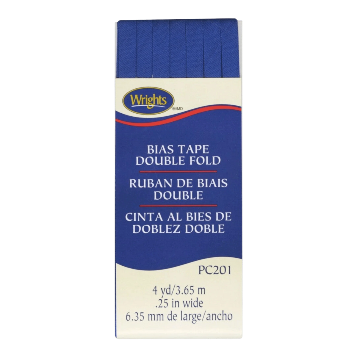 Double Fold Bias Tape - Yale Blue