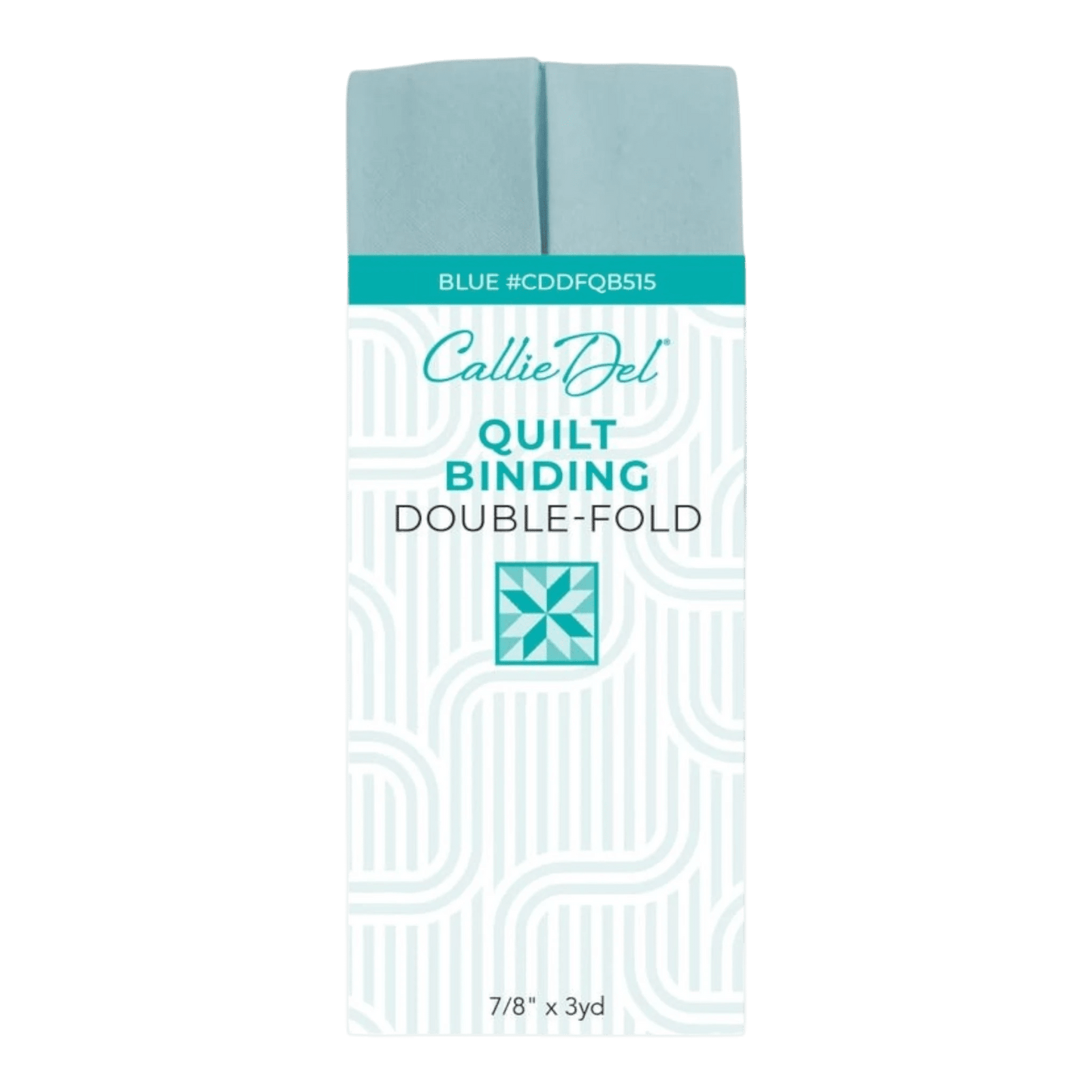 Double Fold Quilt Binding Blue - Everything Fabric