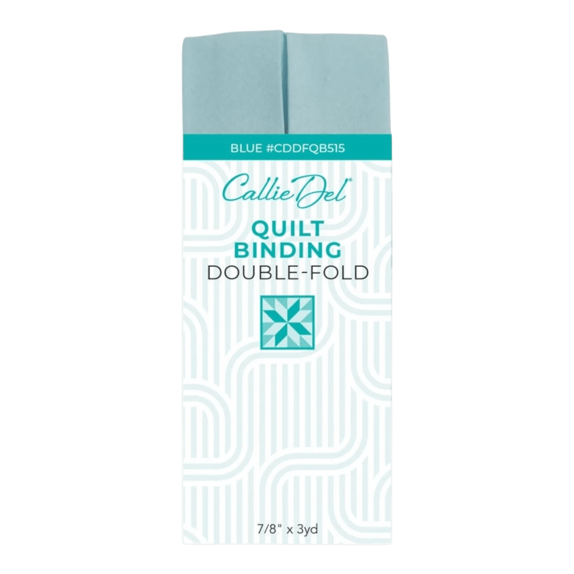 Double Fold Quilt Binding Blue - Everything Fabric