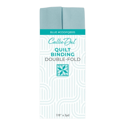 Double Fold Quilt Binding Blue - Everything Fabric