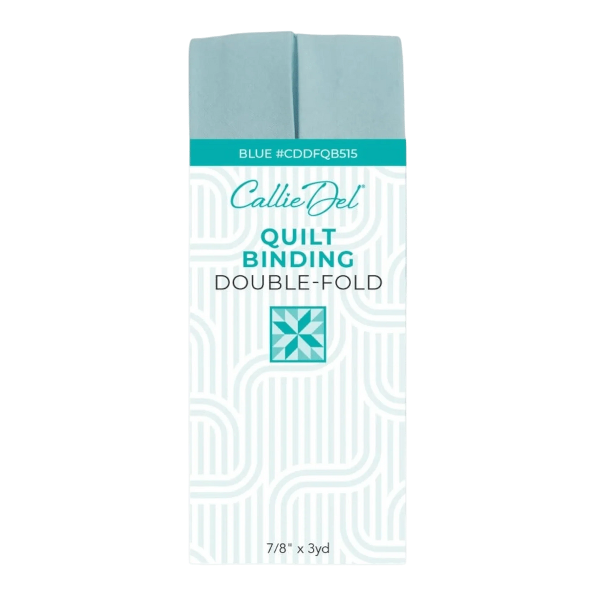 Callie Del Double Fold Quilt Binding - Blue