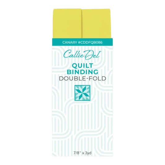 Double Fold Quilt Binding Canary - Everything Fabric
