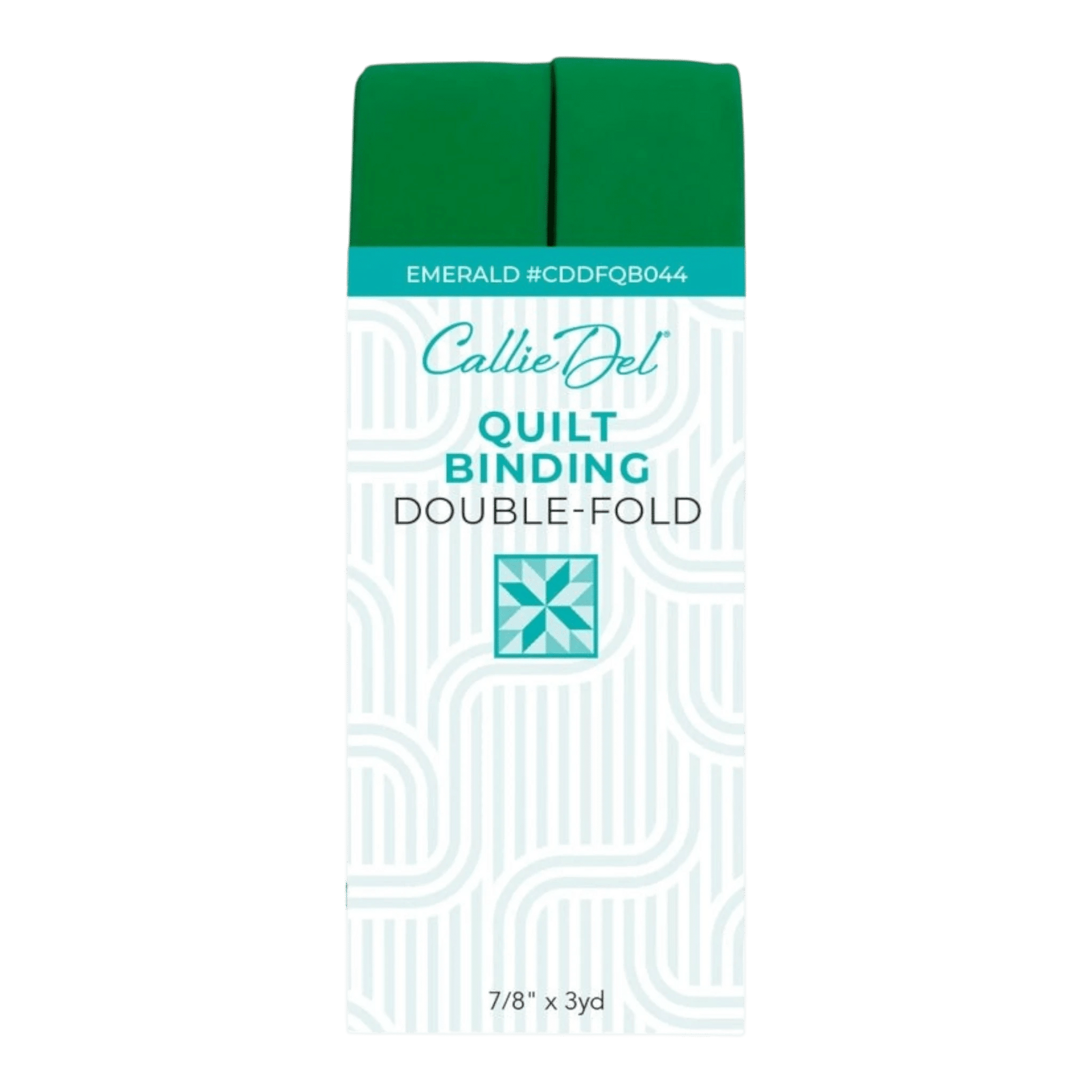 Double Fold Quilt Binding Emerald - Everything Fabric