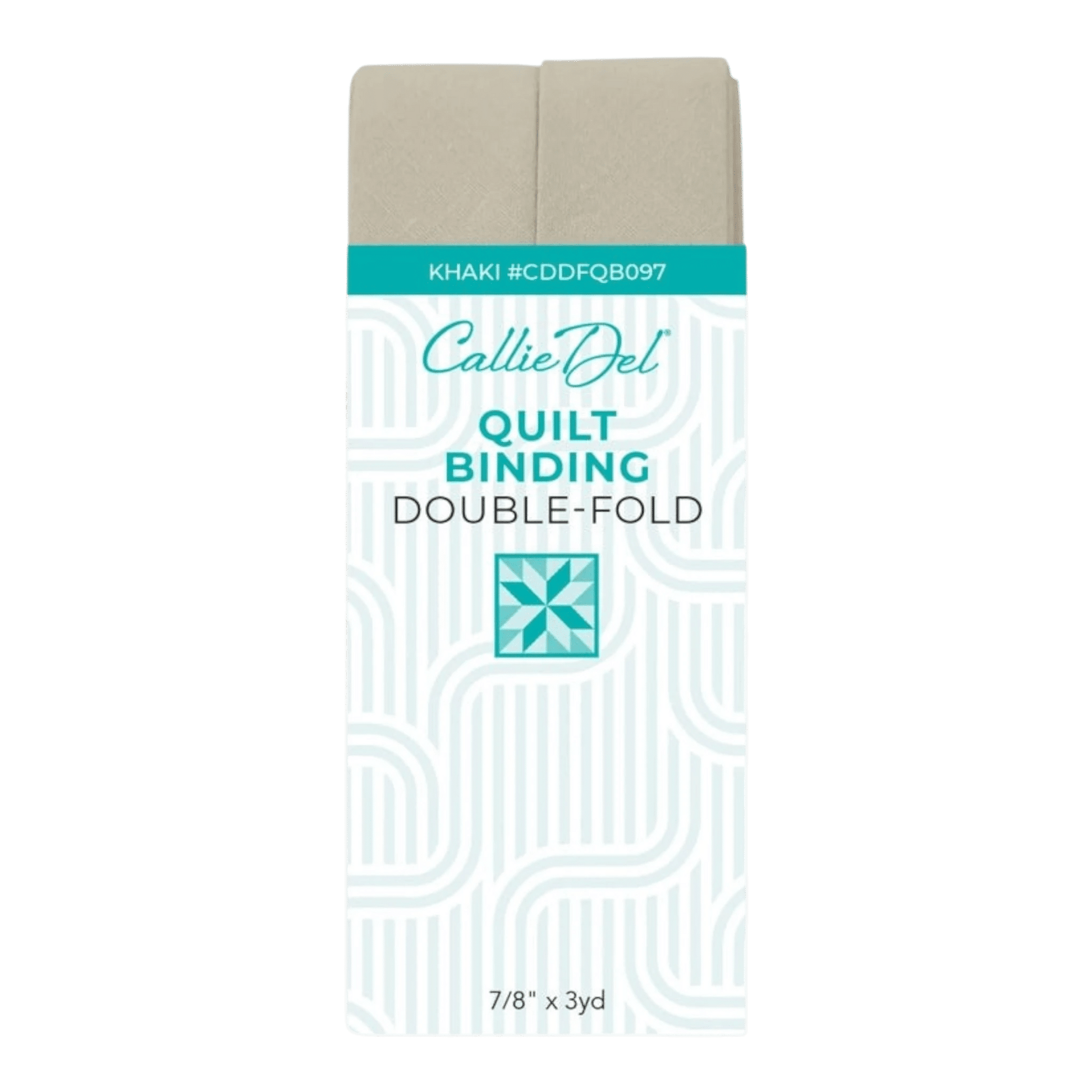 Double Fold Quilt Binding Khaki - Everything Fabric